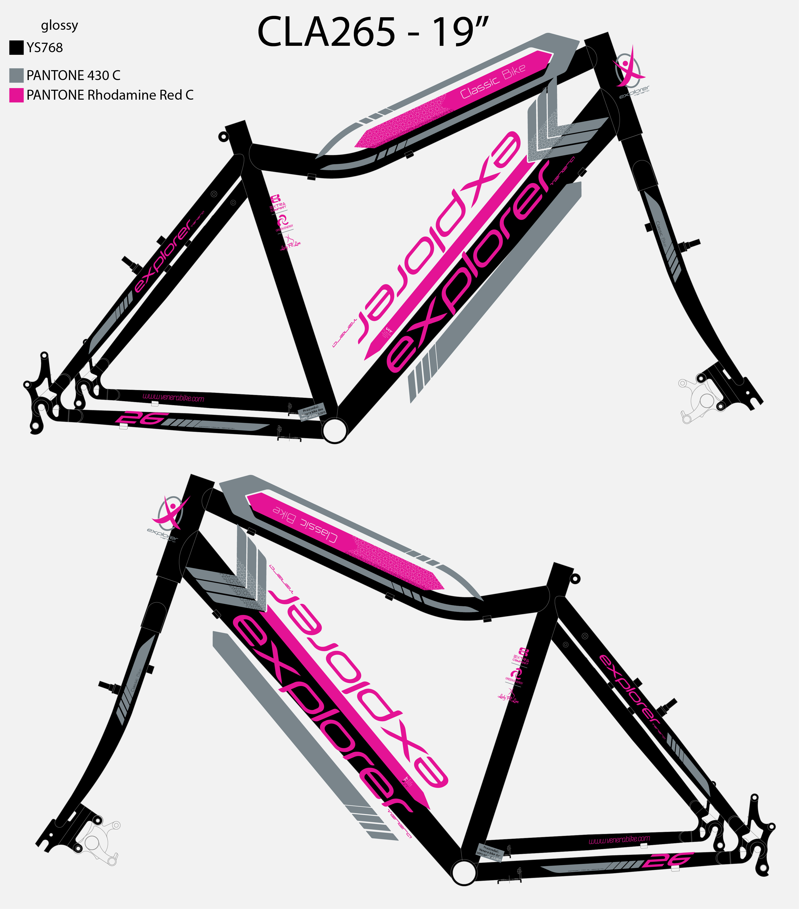 CLA265 26/19 F.RAM KINA ZA EXPLORER CLASSIC CRNI 2021